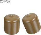 uxcell 20pcs Rubber End Caps 30mm ID Vinyl PVC Round Tube Bolt Cap Cover Screw - Image 2