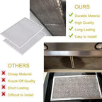 Wadoy BPS1FA36 Range Hood Filter 11-3/4" X 17-1/4" X 3/8", 2 Pack Aluminum Mesh - Image 4