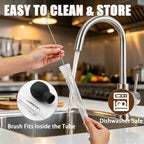 Premium Turkey Basters for Cooking, 30ml Baster Syringe for Hot Liquids, Meat and Food Injector, Essential Thanksgiving Cooking Tool, Turkey Baster Large with Cleaning Brush(Black) - Image 5