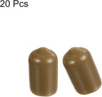 uxcell 20pcs Rubber End Caps 9mm ID Vinyl PVC Round Tube Bolt Cap Cover Screw - Image 2