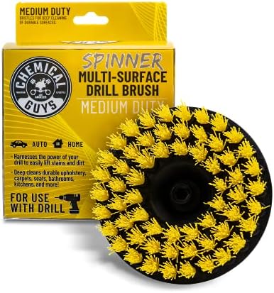 Chemical Guys, Medium Duty Spinner Drill Brush Attachment, Multi-Surface