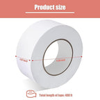Drywall Paper Tape, 2” x 400 ft Ultra-Thin Fiber Paper Drywall Joint Tape - Image 2