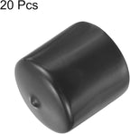 uxcell 20pcs Rubber End Caps 44mm ID Vinyl Round Tube Bolt Cap Cover Thread - Image 2