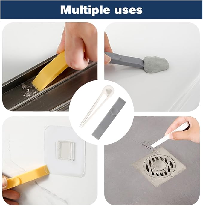 Window Cleaning Brush, 3-in-1 2025 New Magic Window Groove Cleaning Brush Set - Image 4