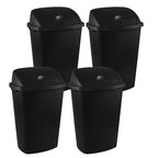 13 Gallon / 50 L Swing Lid Tall Kitchen Trash Can, Restaurants, Office Garbage by Unknown