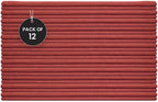 Auto Mechanic Shop Towels, 12 Pack Red by SupremePlus