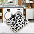 Fisyme Mop Slippers Soft Washable Microfiber Super Chenille Mopping House Home Shoes Mop Slippers for Floor Cleaning
