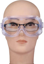 3 Pack Safety Goggles Protective Adjustable Goggles Over Glasses Splash Eye - Image 5