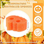 FillTouch Halloween Pumpkin 3 Pcs Scrub Sponge, Orange, Yellow, Green - Image 3
