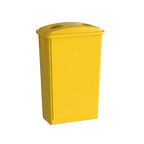 23 Gallon Yellow Slim Jim Trash Can by Krollen+Industrial