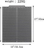 Silicone Dish Draining Mat, Eco Friendly Dish Drying Mat Kitchen Counter - Image 4