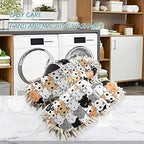 Fisyme Mop Slippers Soft Washable Microfiber Super Chenille Mopping House Home Shoes Mop Slippers for Floor Cleaning