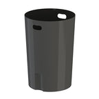 42 Gallon Slated Circle 100% Recycled Plastic Heavy Duty Outdoor Trash Can - Image 6