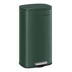 SONGMICS Trash Can with Lid, 8 Gallon Garbage Can, Stainless Steel Small Waste by SONGMICSbySONGMICSHOME