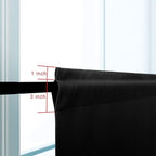 Pickluc Blackout Curtains 45 Inches Long 2 Panels, Room Darkening Tiers - Image 3