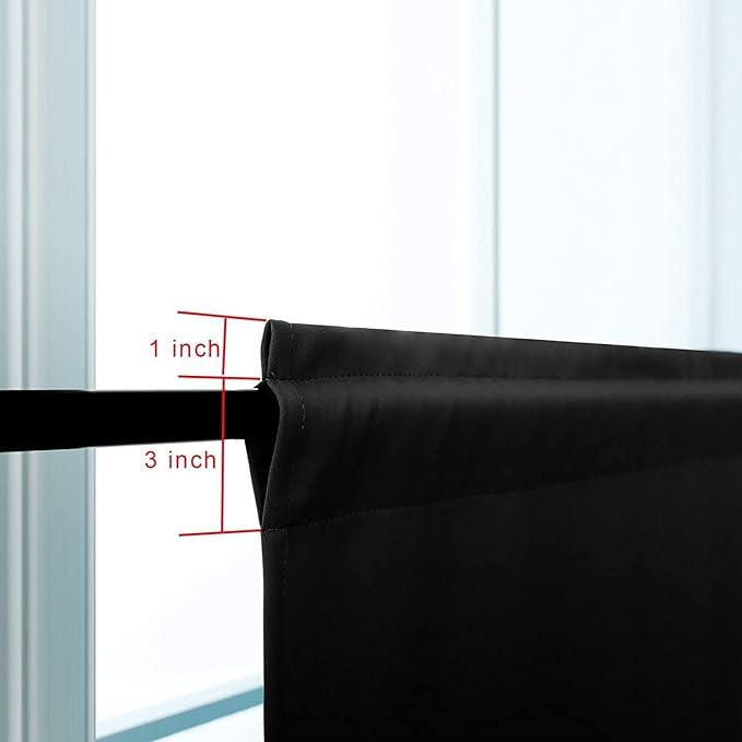Pickluc Rod Pocket Tier Curtain - Image 3