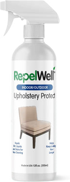 Upholstery Protect Stain & Water Repellent Spray Eco-Friendly, Pet-Safe Spray by RepelWell