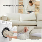 CHITA Oversized Modular Sectional Sofa, FSC Certified L Shaped Sectional Couches - Image 4