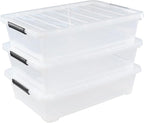 Rosebloom 40 Quart Plastic Under Bed Storage Bins - Image 2