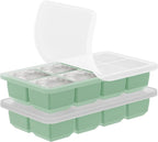 2 Pack Silicone 2 Inch Large Ice Cube Molds by Unknown