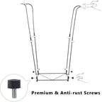 Trash Bag Holder, Metal Garbage Bag Holder, 30-45 Gallon Portable Trash Bag - Image 5