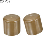 uxcell 20pcs Rubber End Caps 43mm ID Vinyl PVC Round Tube Bolt Cap Cover Screw - Image 2