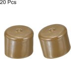 uxcell 20pcs Rubber End Caps 37mm ID Vinyl PVC Round Tube Bolt Cap Cover Screw - Image 2