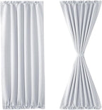 DWCN French Door Curtains – Rod Pocket Thermal Curtain - Image 7