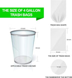 FORID Clear Small Trash Bags - Image 6
