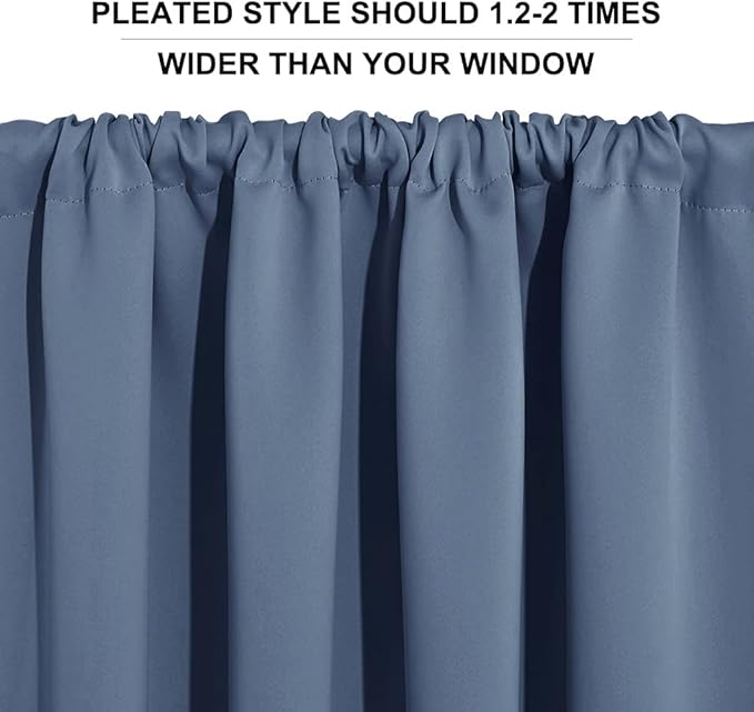 RYB HOME Short Blackout Curtains - Image 5