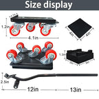 Furniture-Dolly-Furniture-Movers with-5-Wheels, Furniture Sliders Lifters Tool - Image 4