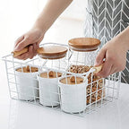 Kitchen Wire Baskets Farmhouse Decor Metal Food Storage Organizer, Household - Image 2