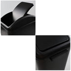 4.5 Gallon Swing Top Trash Bin, Plastic Garbage Can - Image 4