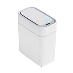 Bathroom Trash Can with Lid: 2.3 Gal Small Slim Motion Sensor Wastebasket - Image 9