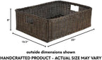 The Basket Lady Under The Bed/Basic Wicker Storage Basket, Extra Large - Image 5