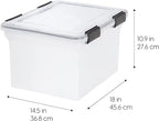 IRIS USA 32 Quart WEATHERPRO Plastic Storage Box - Image 5