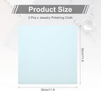 MECCANIXITY Jewelry Polishing Cloth 11.8x11.8 Inch Silver Polish Cleaning - Image 2
