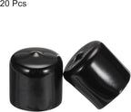 uxcell 20pcs Rubber End Caps 33mm ID Vinyl PVC Round Tube Bolt Cap Cover Screw - Image 2