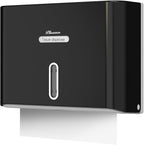 Paper Towel Dispenser Wall Mount, Adhesive No Drilling Multifold Trifold C Fold by PLUSSEN