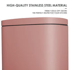 AthLike Trash Can, Stainless Steel Kitchen Garbage Can, Step Waste Bin - Image 2