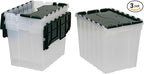 Akro-Mils KeepBox 18 Gallon Storage Container, Nesting and Stackable Plastic by Akro-Mils