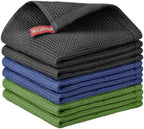 Nialnant 6 Pack Kitchen Towels, 100% Cotton, 12x12 Inches by Nialnant