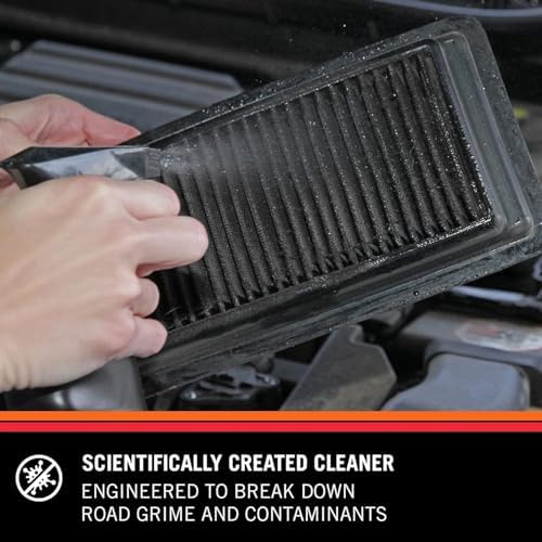 K&N Air Filter Cleaning Kit: Aerosol Filter Cleaner and Oil Kit; Restores Engine Air Filter Performance; Service Kit-99-5000, Multi