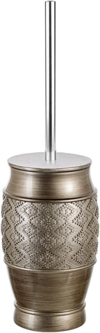 Creative Scents Dublin Silver Toilet Brush Set - Image 3