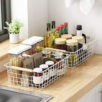 LeleCAT White Wire Baskets for Organizing - Image 7