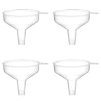 Small Funnels 4 Pack Food Grade Funnel Easily Transfer Liquids Granules Powders by Kanlpeia