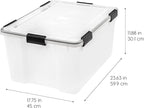 IRIS USA 110559 62.8 Quart Weathertight Plastic Storage Box - Image 2