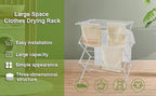 3 Tiers Foldable Clothes Drying Rack, Vertical Laundry Rack Portable and - Image 6