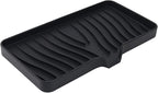 YASMEN Silicone Bathroom Soap Dishes, Sink Sponge Holder by YASMEN
