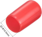 uxcell 20pcs Rubber End Caps 10.5mm ID Vinyl Round Tube Bolt Cap Cover Thread - Image 3